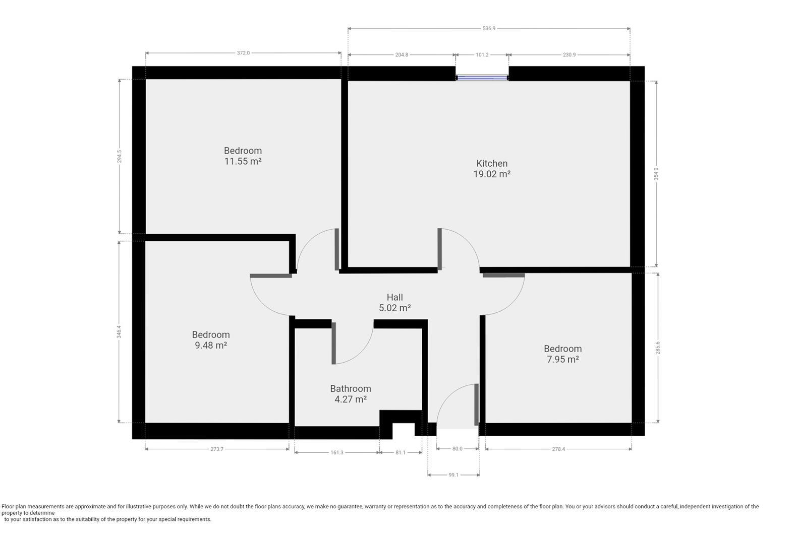 27/28 - Depot Street - Student Apartment floorplan