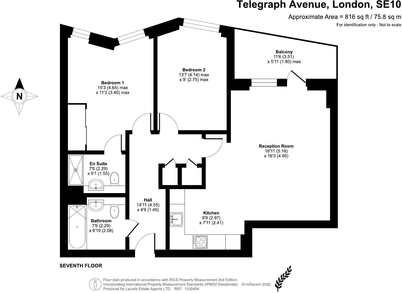 Fiador Apartments, 21, Telegraph Avenue, Greenwich, SE10 floorplan