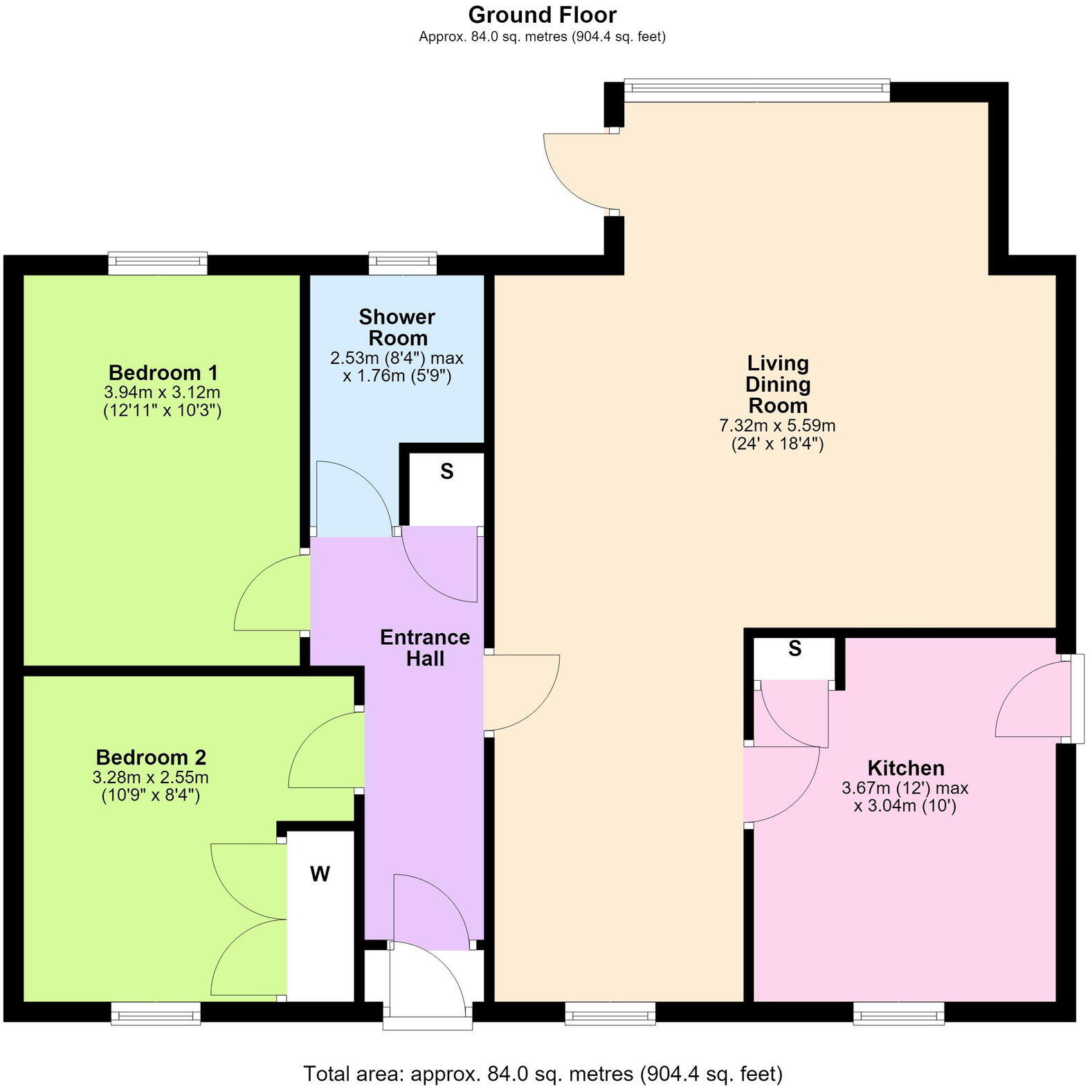 Northfield Avenue Kettering NN16 floorplan