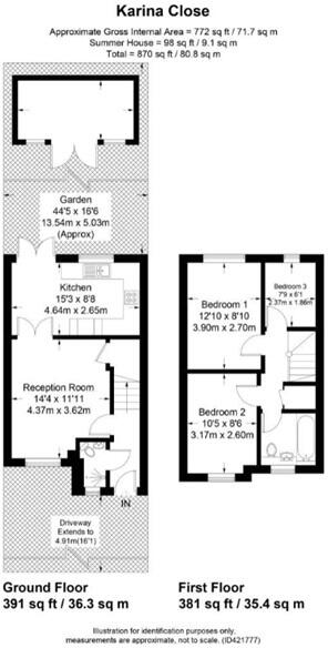 Karina Close, Chigwell floorplan
