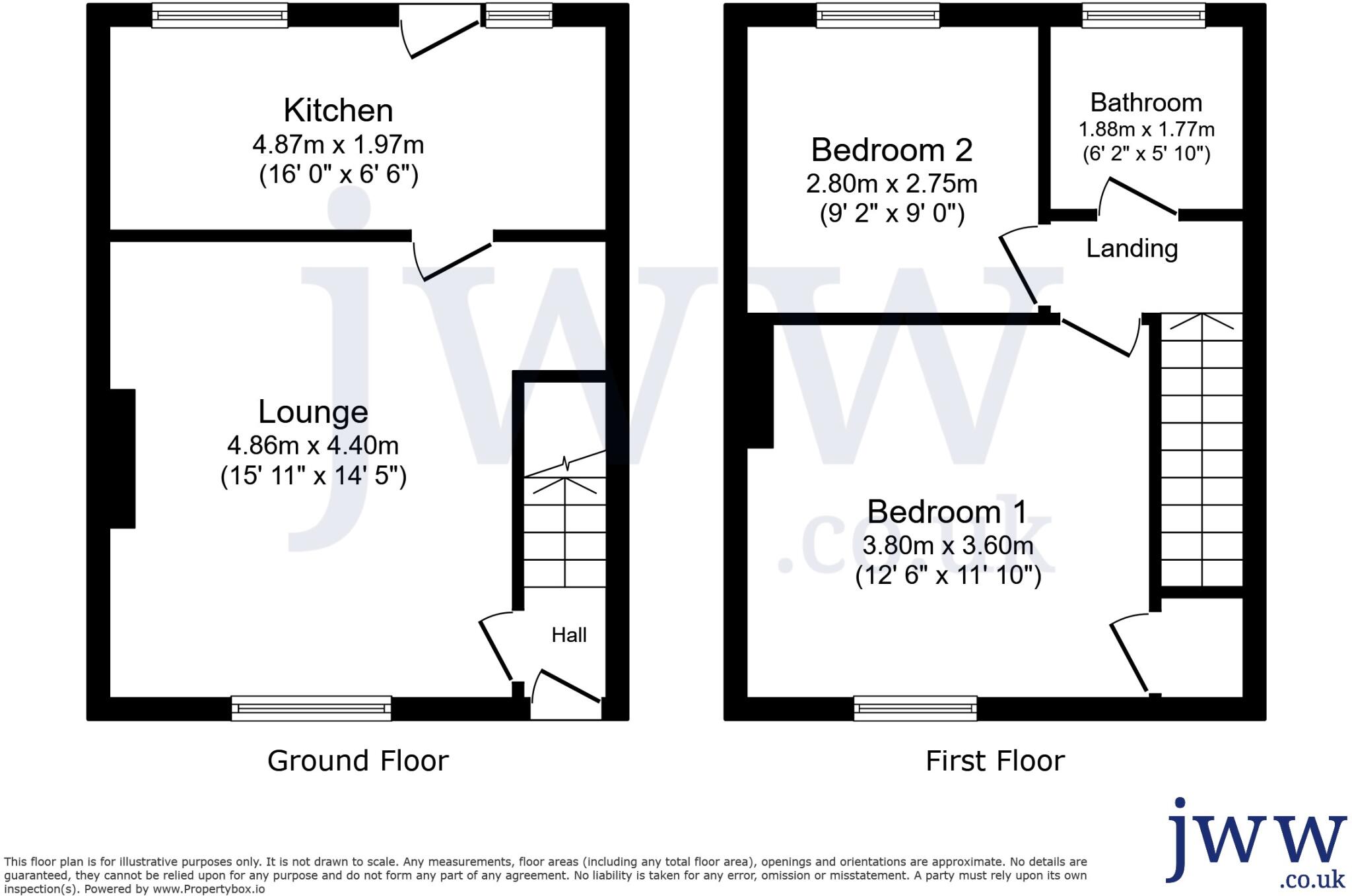 Palm Street, Langley Park, Durham, DH7 floorplan