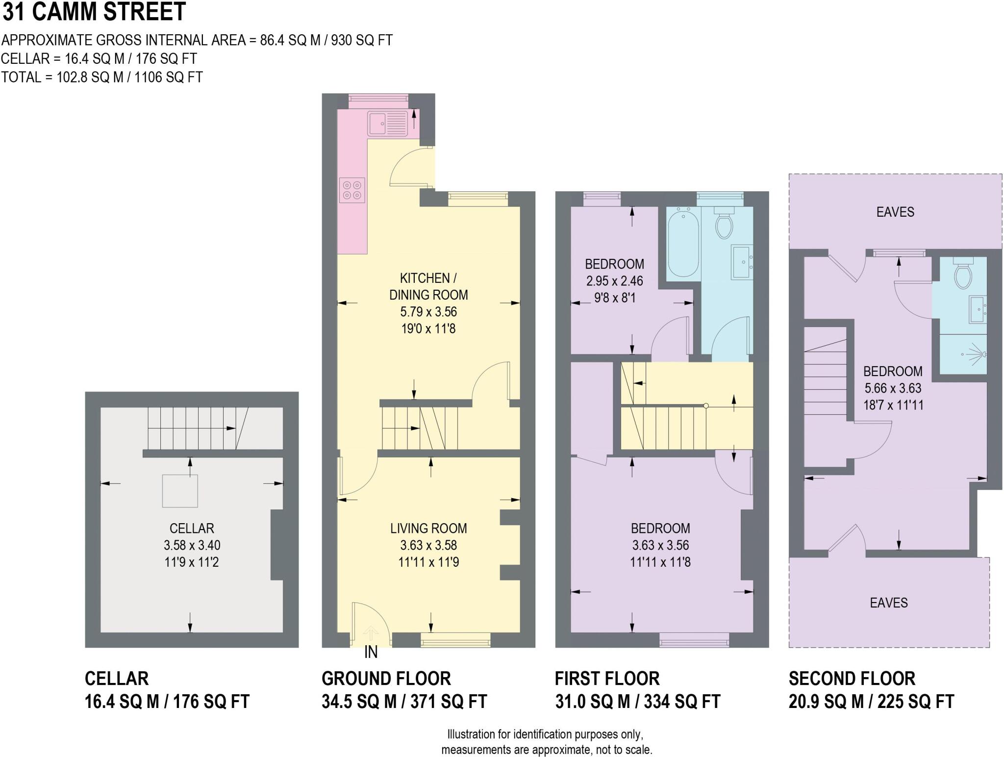 Camm Street, Walkley, Sheffield floorplan