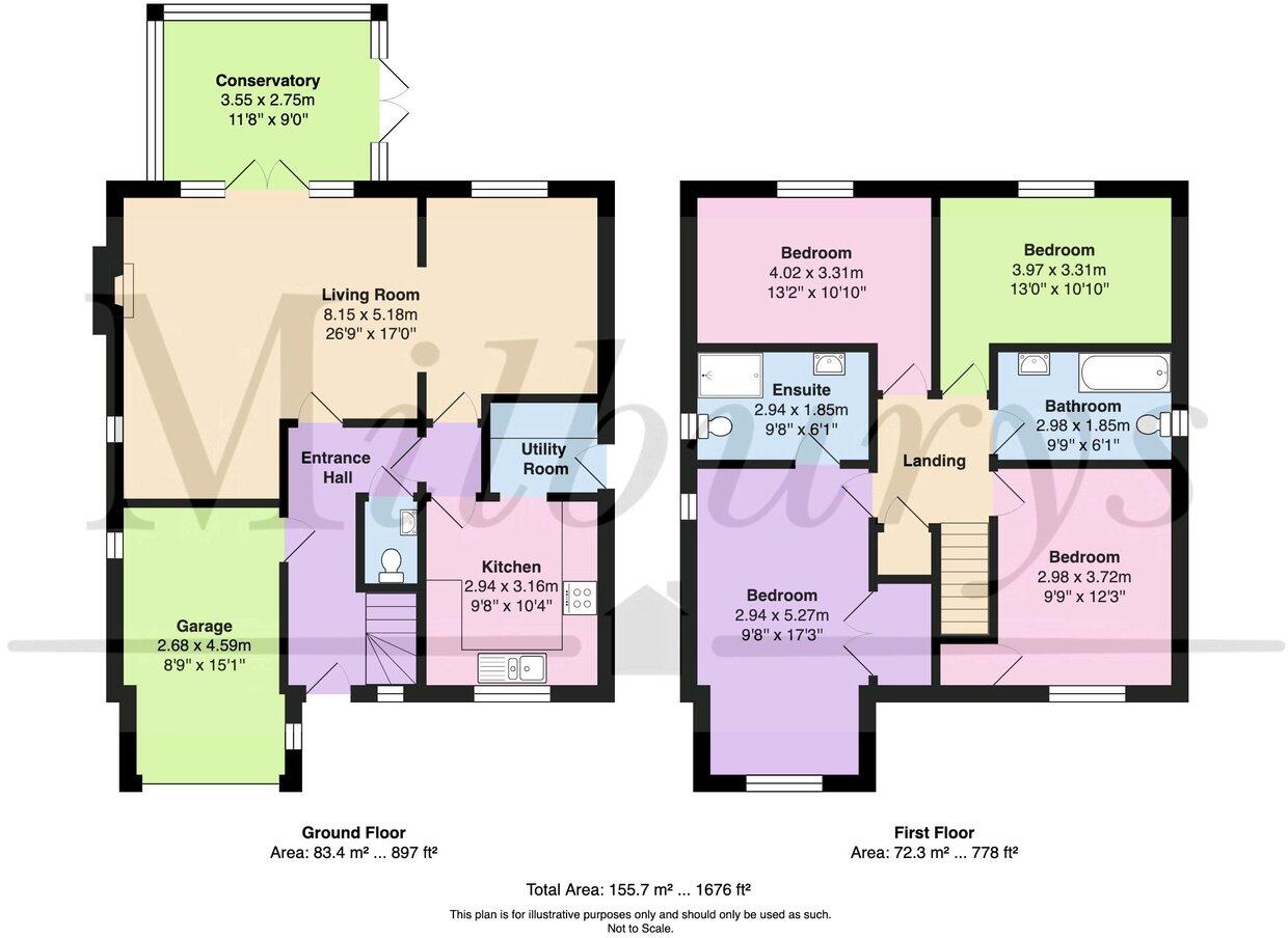 Partridge Close, Yate, BS37 floorplan
