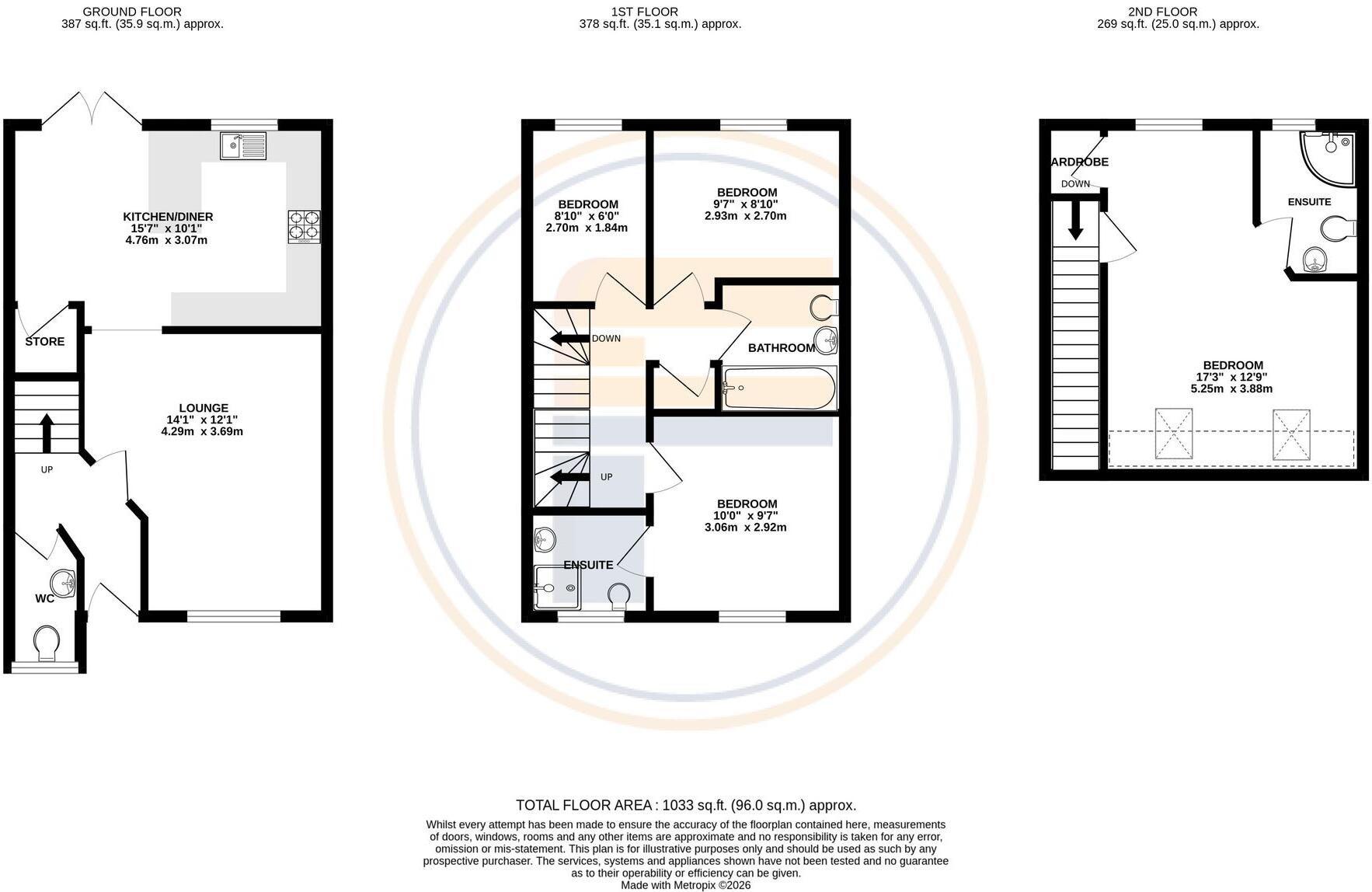 Boxgrove Priory, Bedford, MK41 floorplan