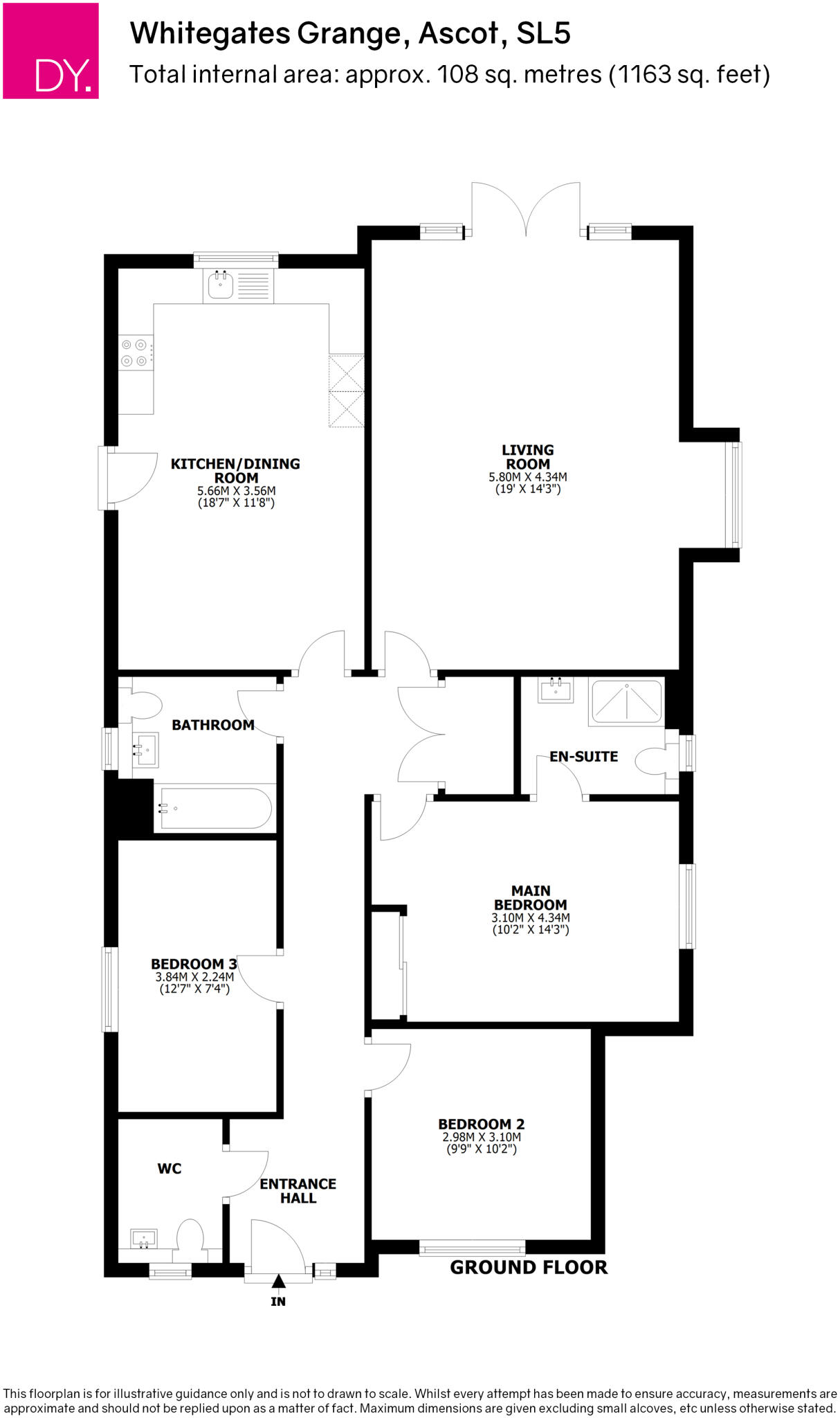 Whitegates Grange, Chavey Down, Ascot, Berkshire, SL5 floorplan