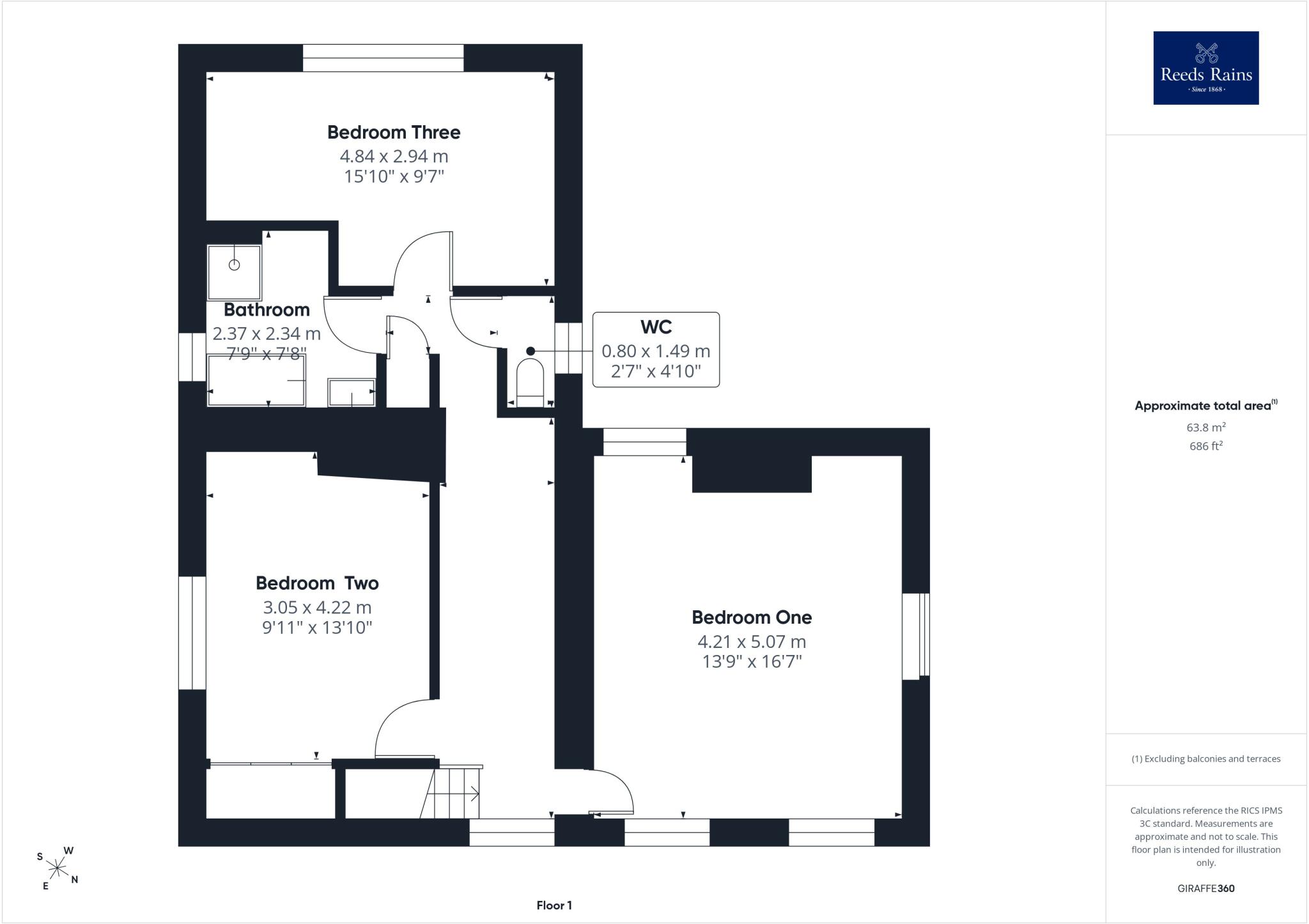 Batley Road, Kirkhamgate, Wakefield, West Yorkshire, WF2 floorplan