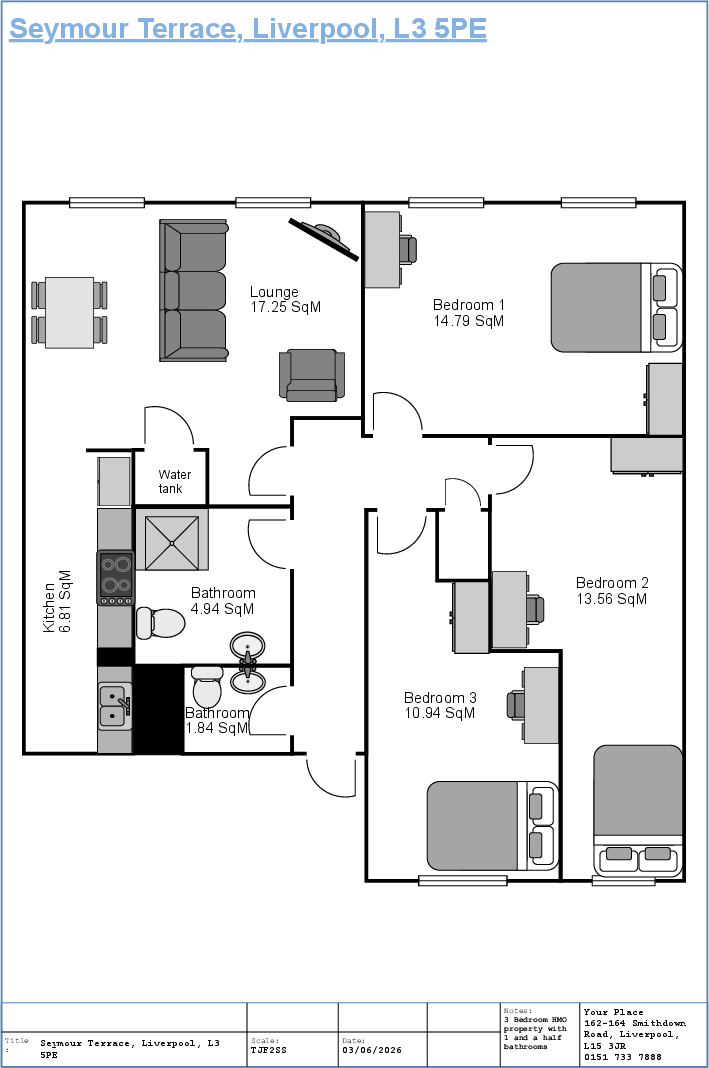 Seymour Terrace, Seymour Street, Liverpool floorplan