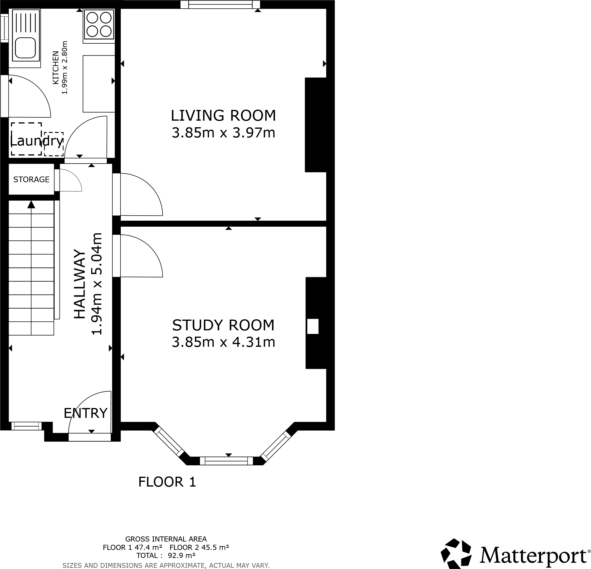 Burlington Road, Monton, Manchester, M30 floorplan
