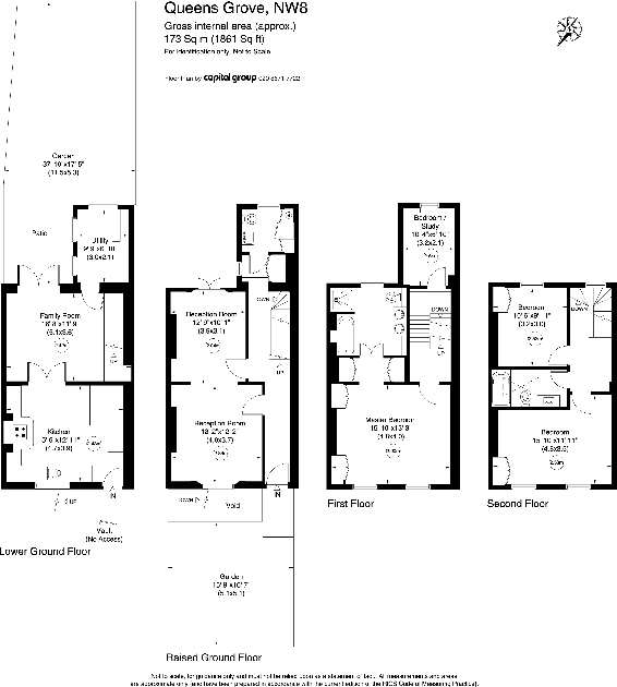 Queens Grove, London, NW8 floorplan