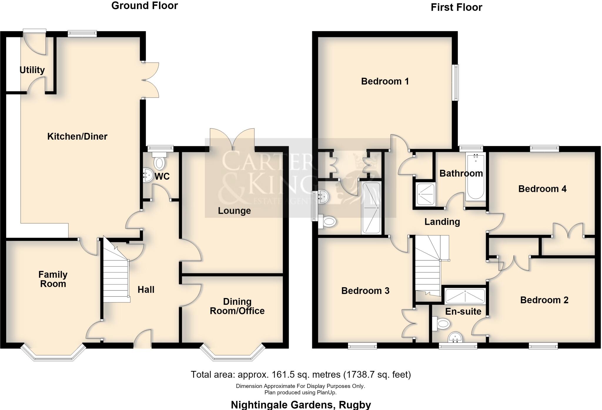 Nightingale Gardens, Coton Meadows, Rugby floorplan