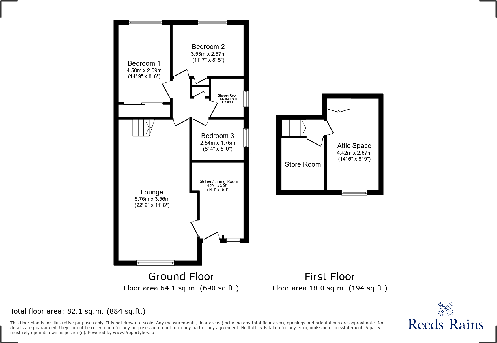 Acacia Close, Castleford, West Yorkshire, WF10 floorplan