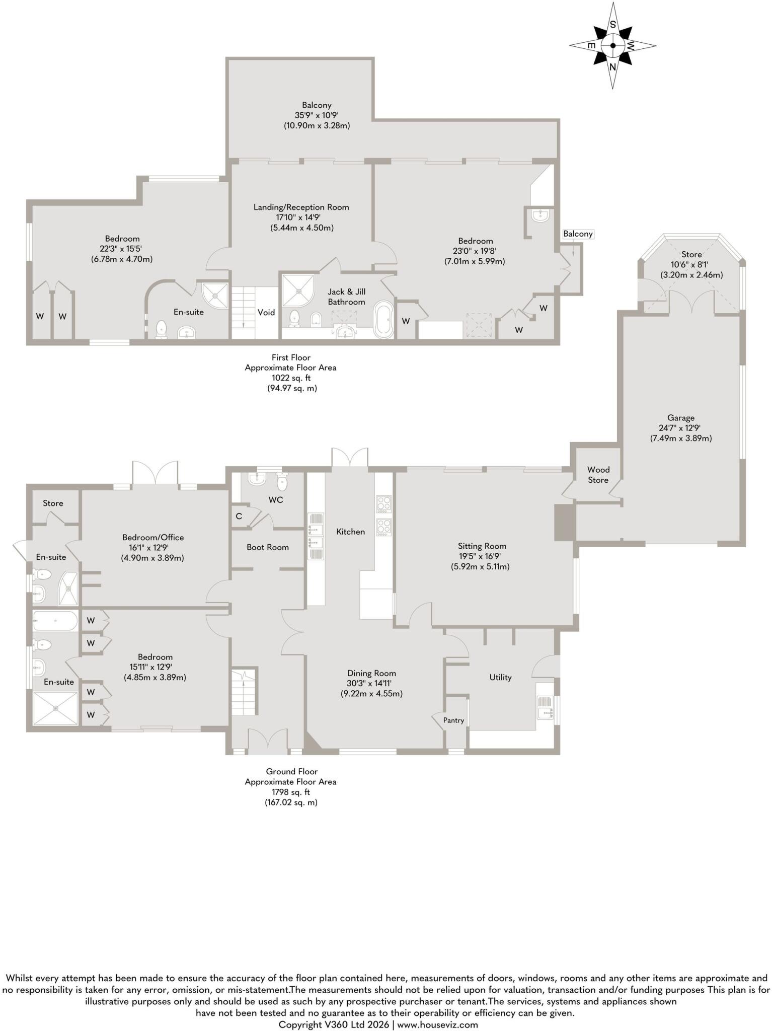 Private Setting with Far-Reaching Views in Thornham floorplan