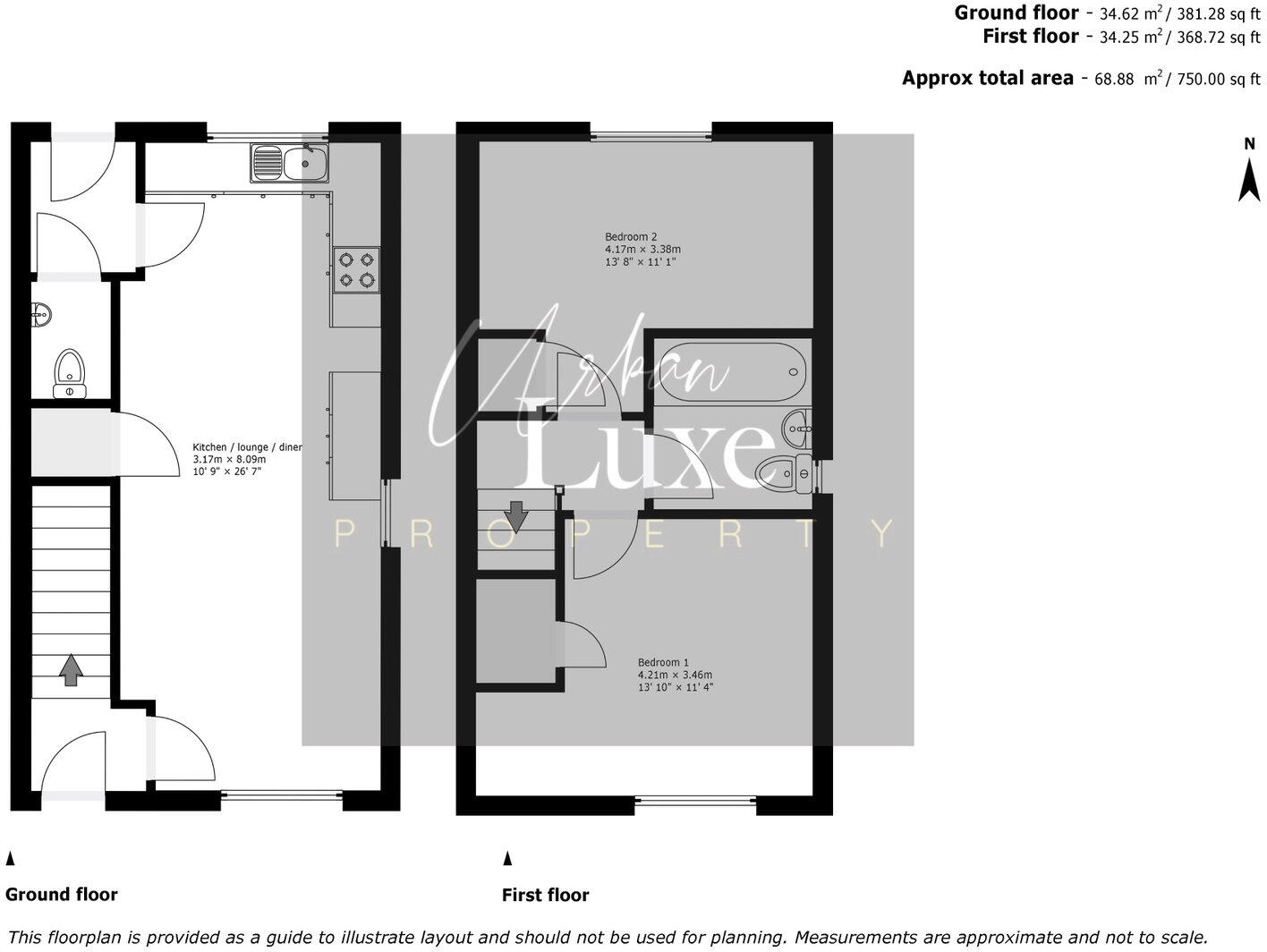 Bede Walk, Great Denham, Bedford, MK40 floorplan