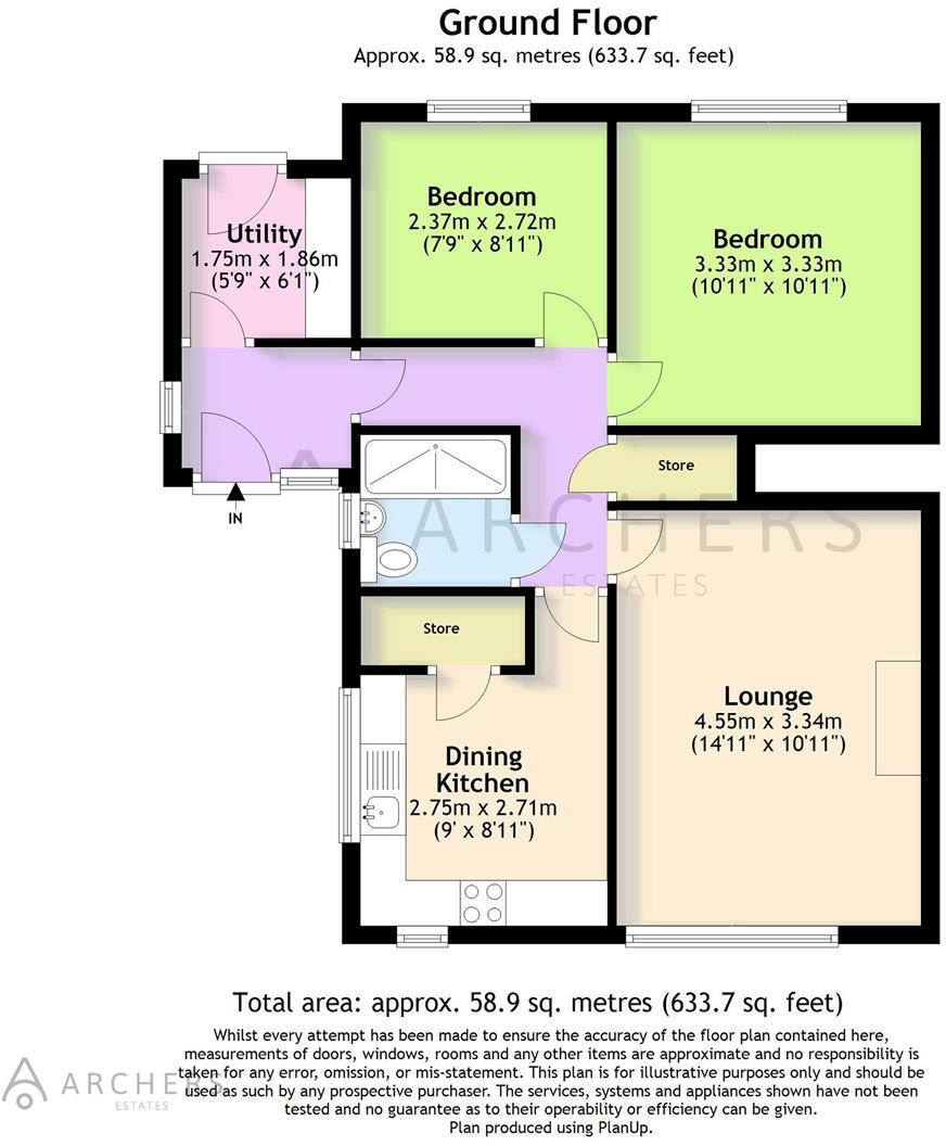 Myers Avenue, Oughtibridge, Sheffield floorplan
