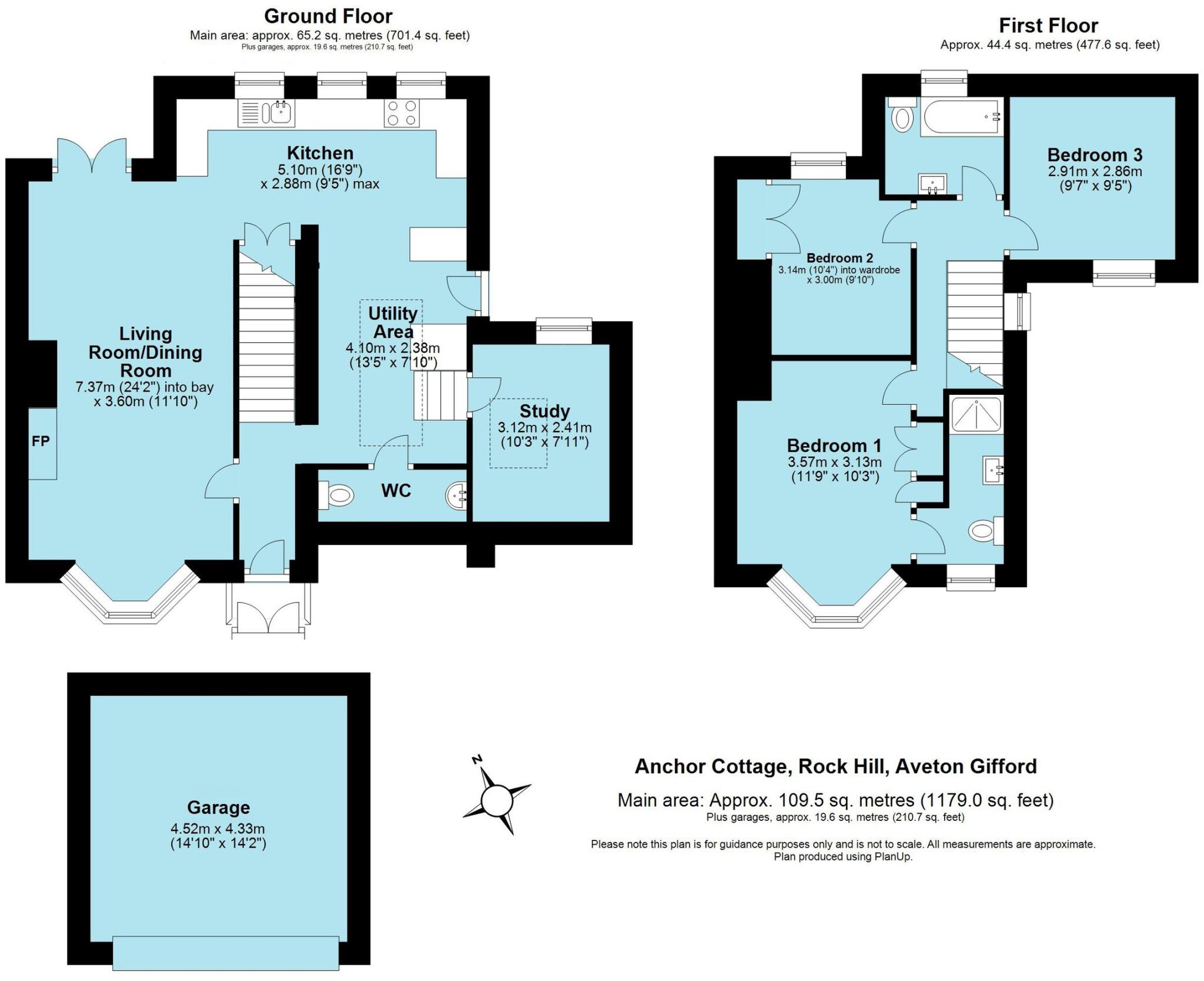 Rock Hill, Aveton Gifford floorplan