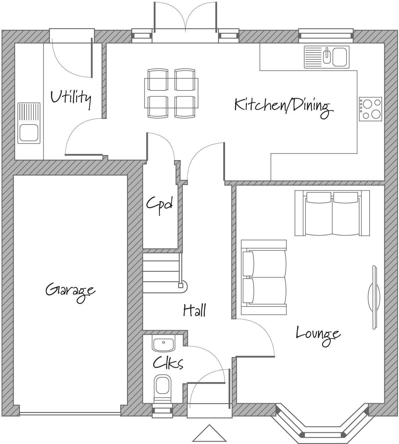 Kings Manor, Lamyman Dr, Coningsby, Lincoln LN4 4FU floorplan