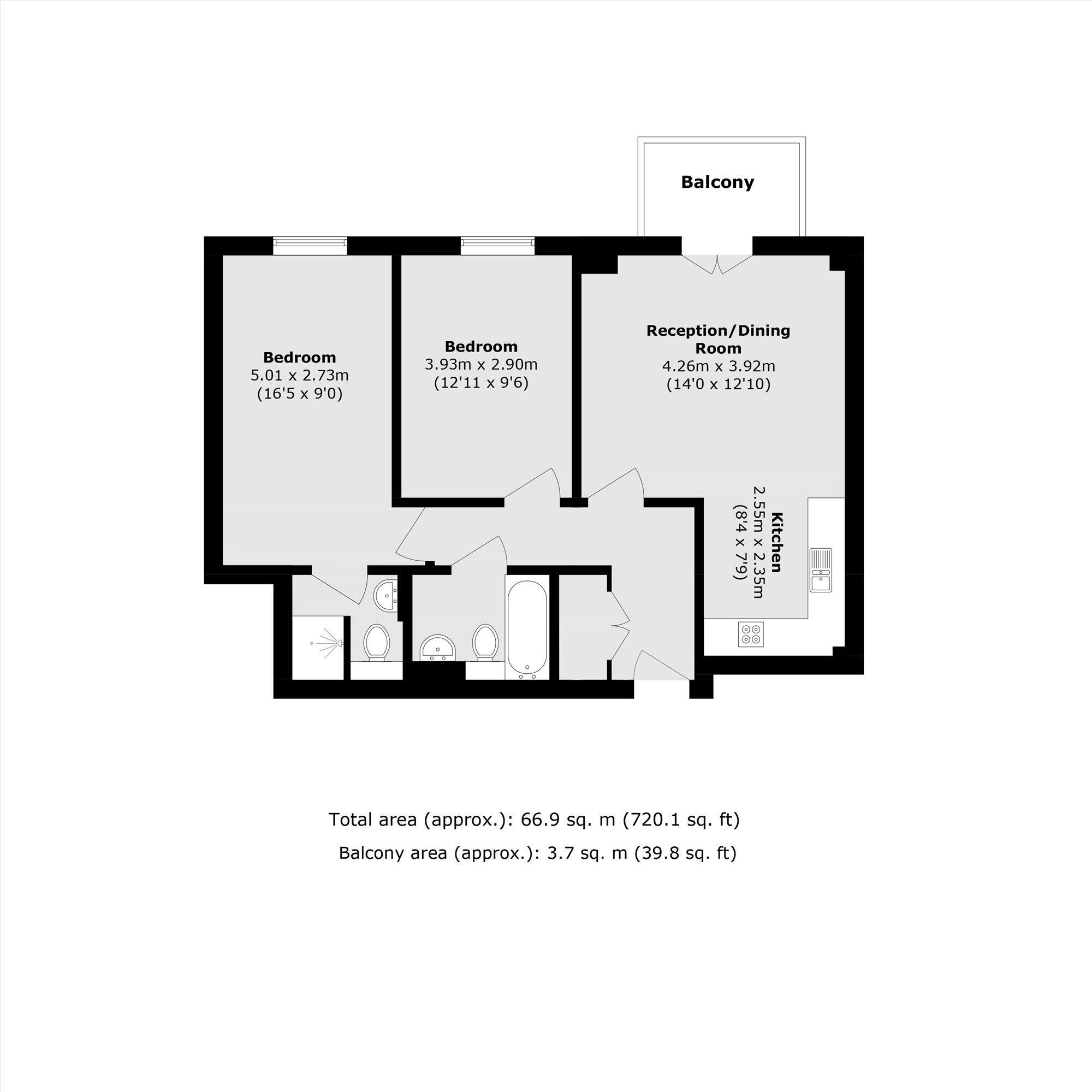 Peckham Grove, Peckham floorplan