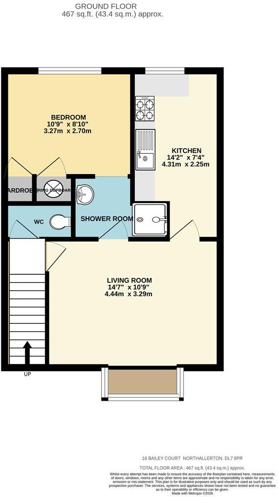 16 Bailey Court, Northallerton floorplan