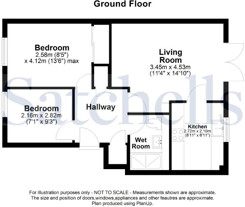 Honeysuckle Close, Biggleswade, SG18 floorplan