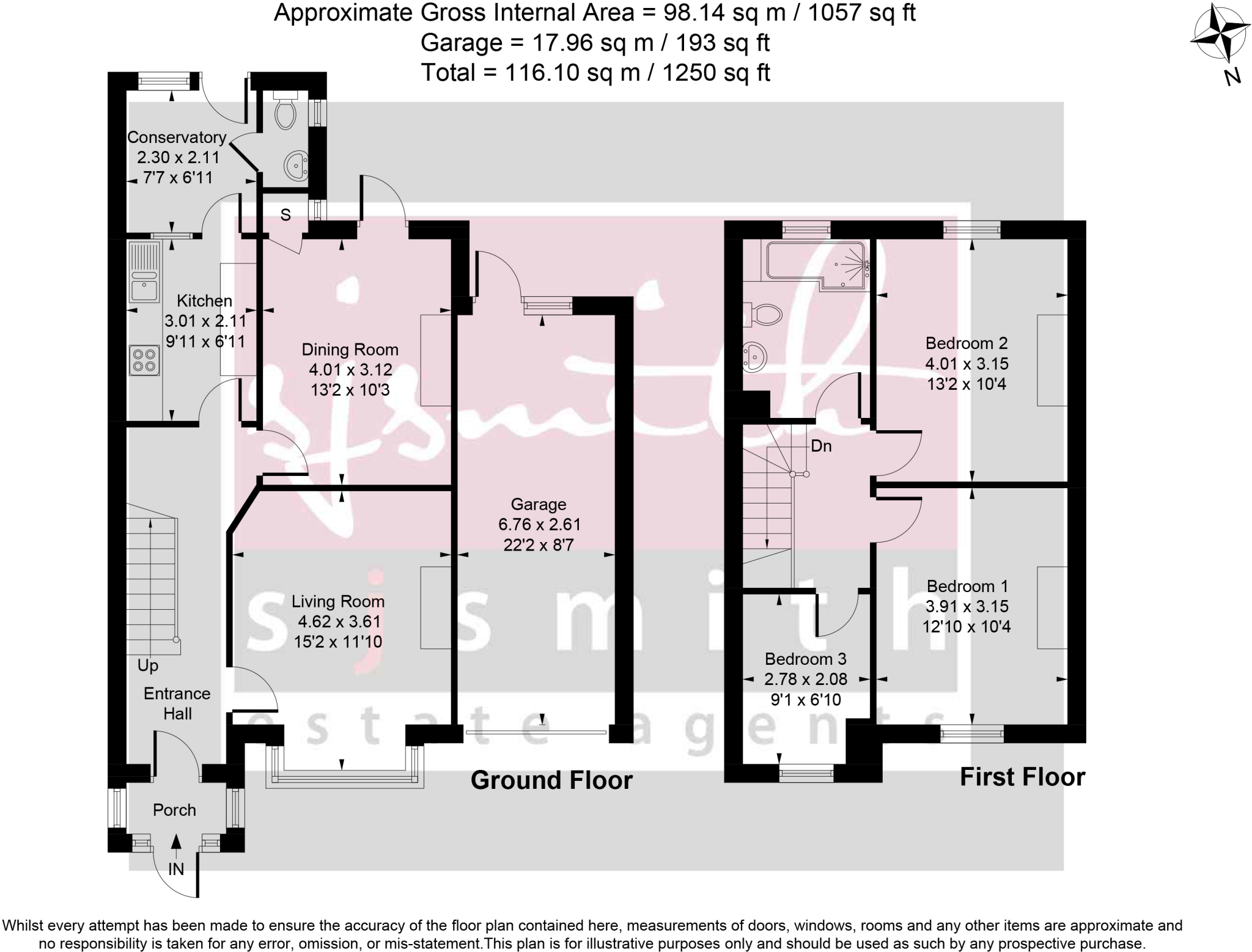 Chaucer Road, Ashford floorplan