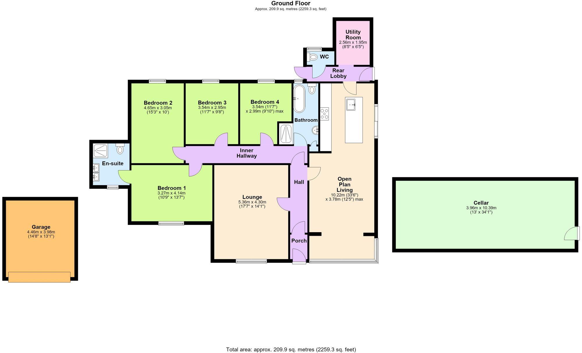 St. Anns Chapel, Gunnislake, PL18 floorplan