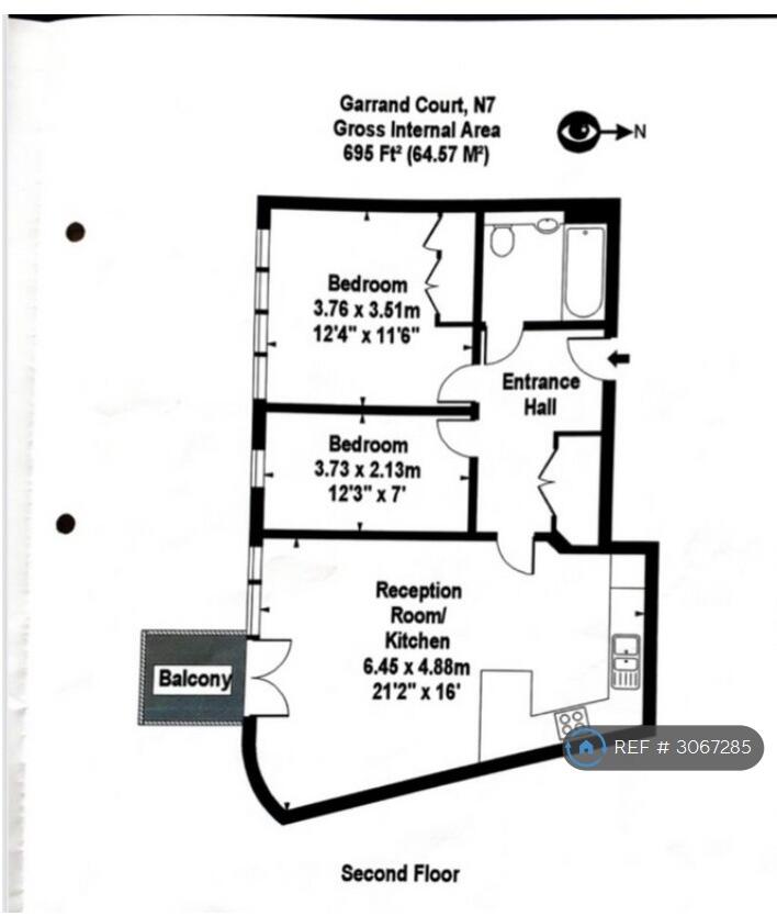 Garand Court, London, N7 floorplan