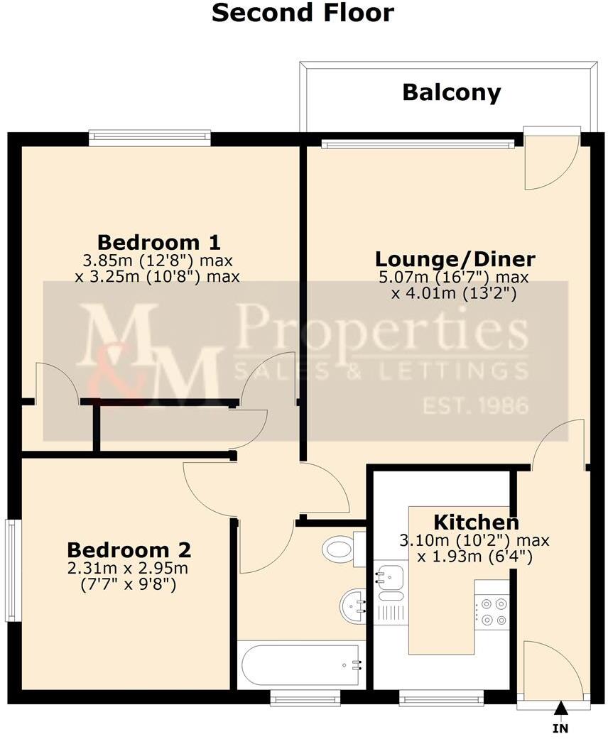 Dulverton Court, Linslade, LU7 2UG floorplan