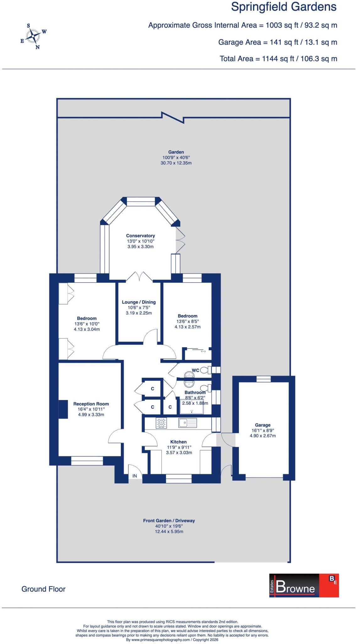 Springfield Gardens, Bickley  floorplan
