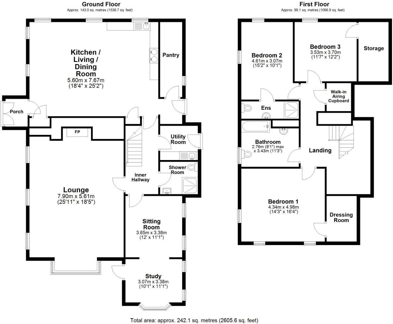 Trerhyngyll, Nr Cowbridge, Vale of Glamorgan, CF71 7TN floorplan