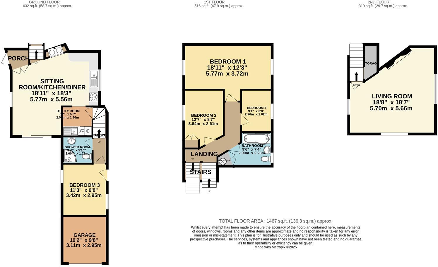 Hendrawna Lane, Perranporth floorplan