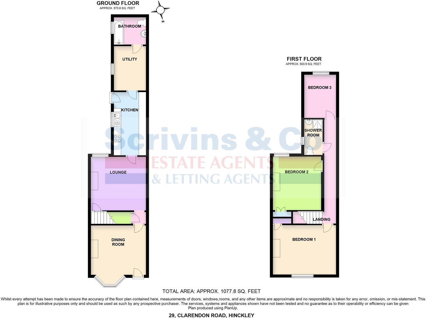 Clarendon Road, Hinckley floorplan