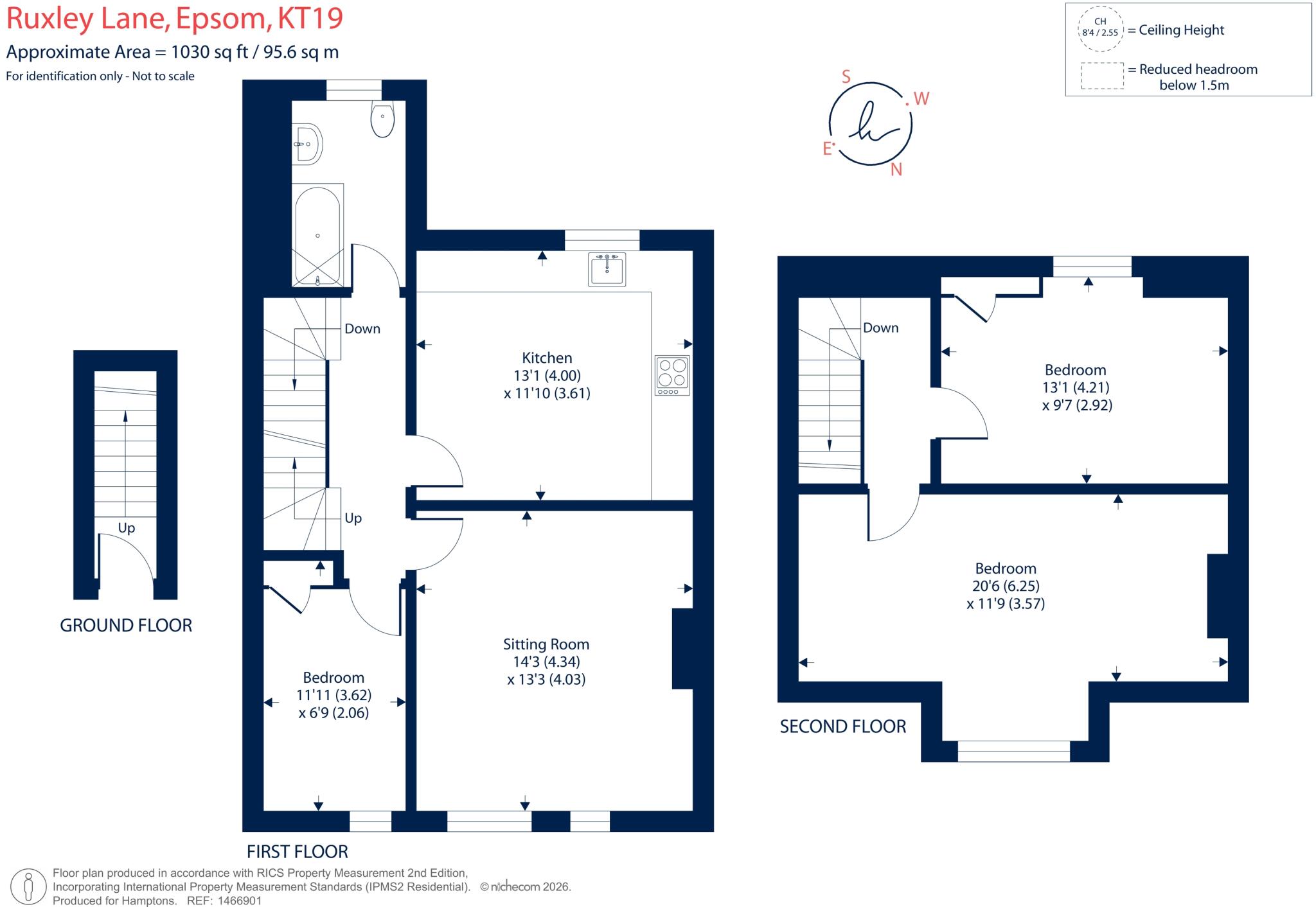 Ruxley Lane, Epsom KT19 floorplan