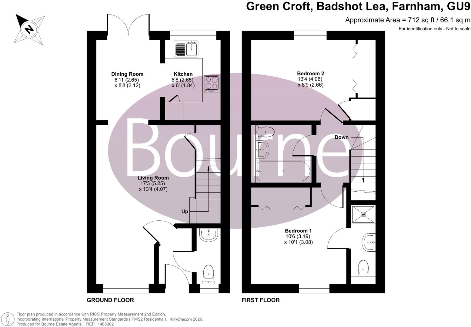 Green Croft, Badshot Lea, Farnham, Surrey, GU9 floorplan