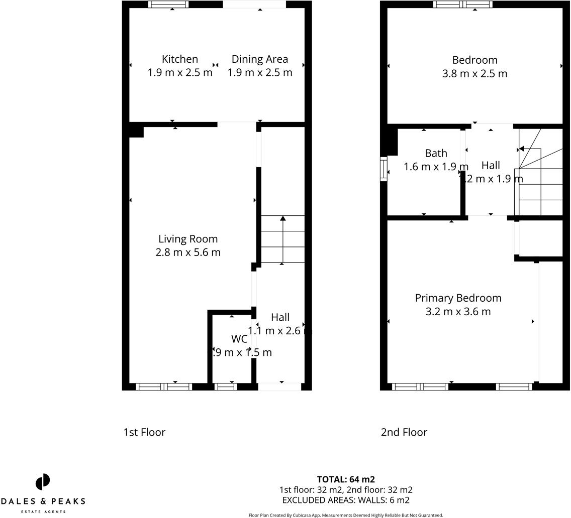Weavers Road, Darley Dale, Matlock floorplan