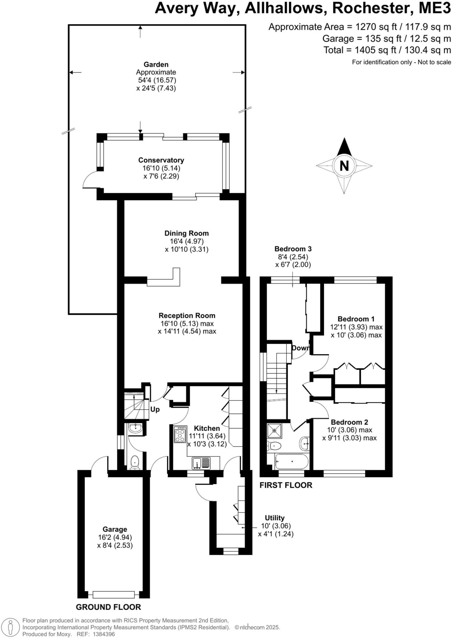 Avery Way, Allhallows, Kent. ME3 floorplan