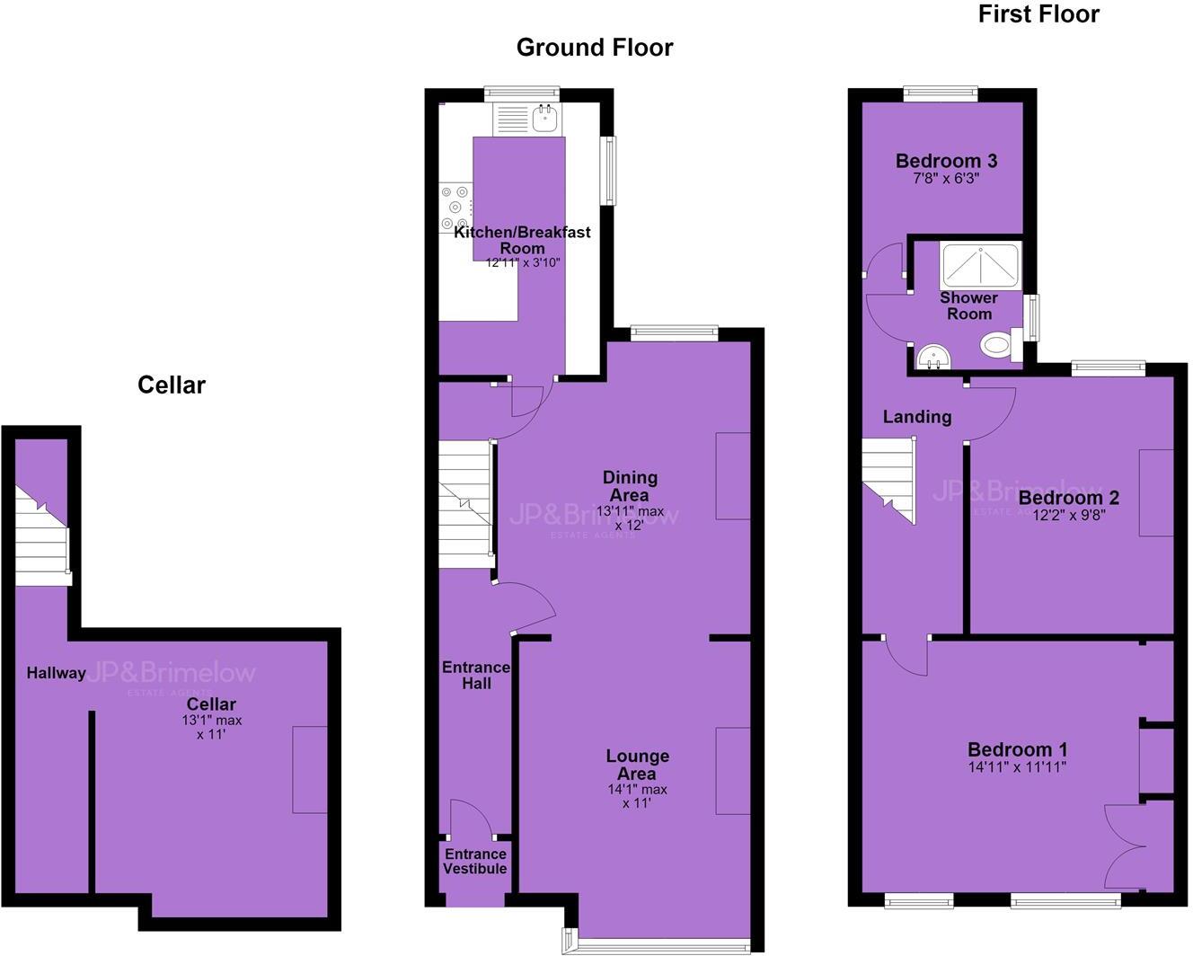 Cranbourne Road, Old Trafford floorplan