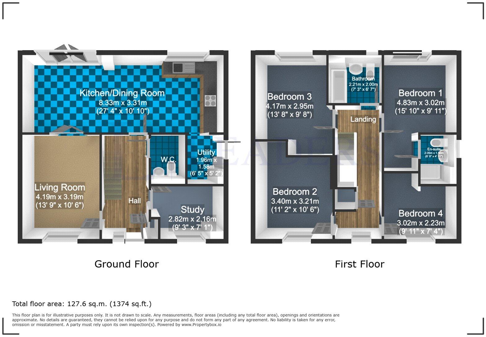 Throwster Drive, Sudbury, Suffolk floorplan