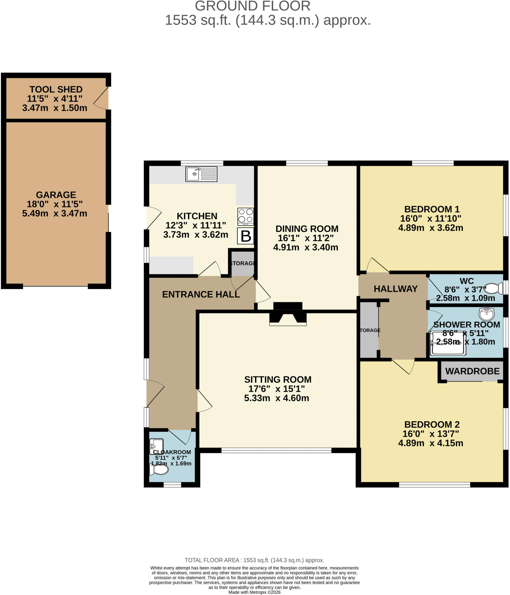 The Street, Charmouth, Dorset, DT6 floorplan