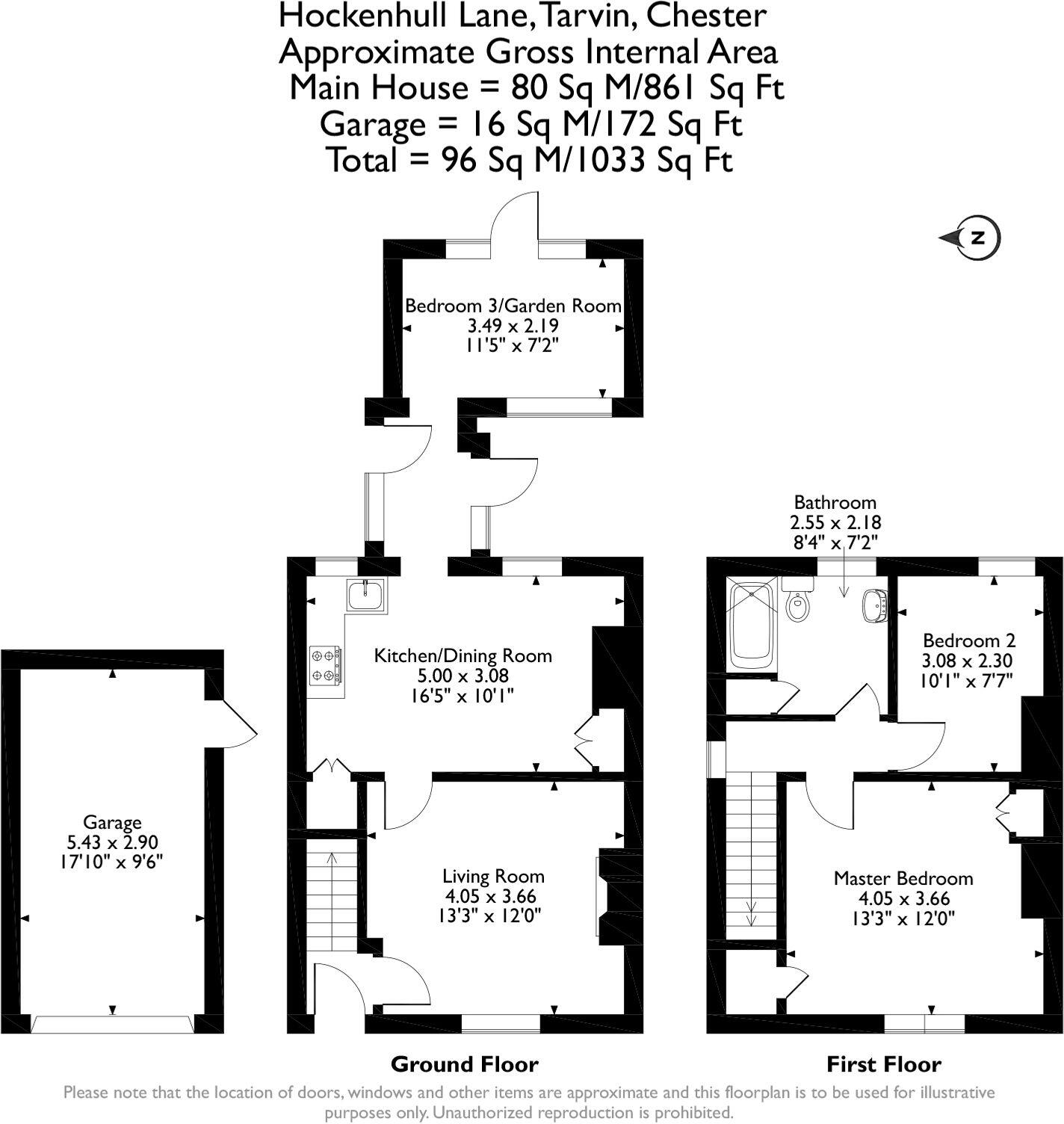 Hockenhull Lane, Tarvin, CH3 floorplan