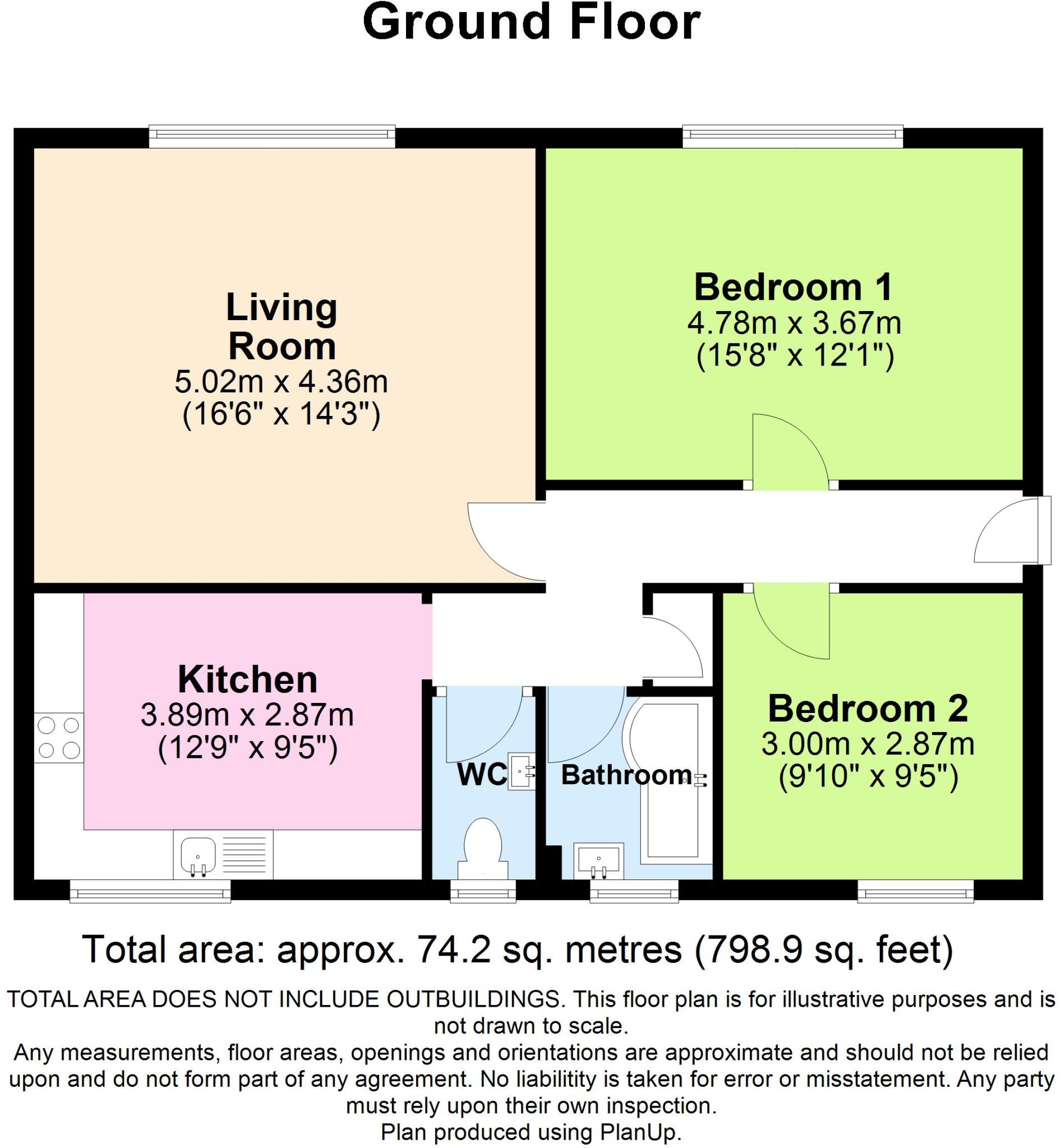 Meadway Court, Southwick floorplan