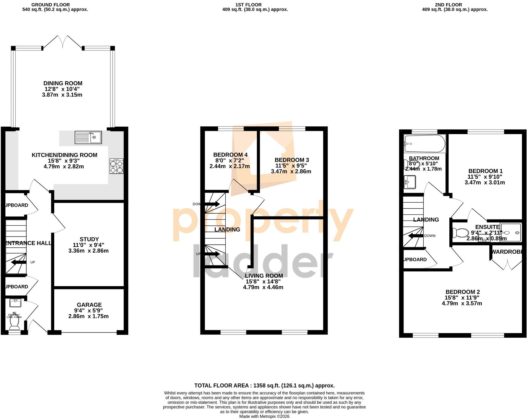 Stirling Road, Norwich, Norfolk, NR6 floorplan