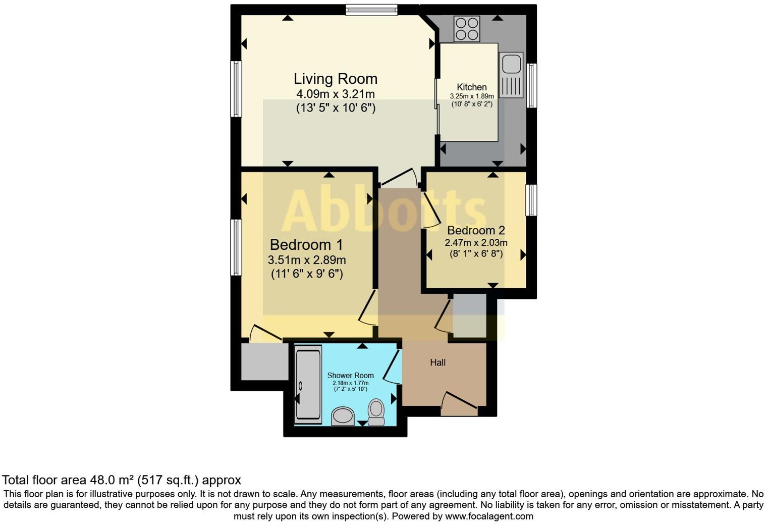 Dorchester End, Colchester, Essex, CO2 floorplan