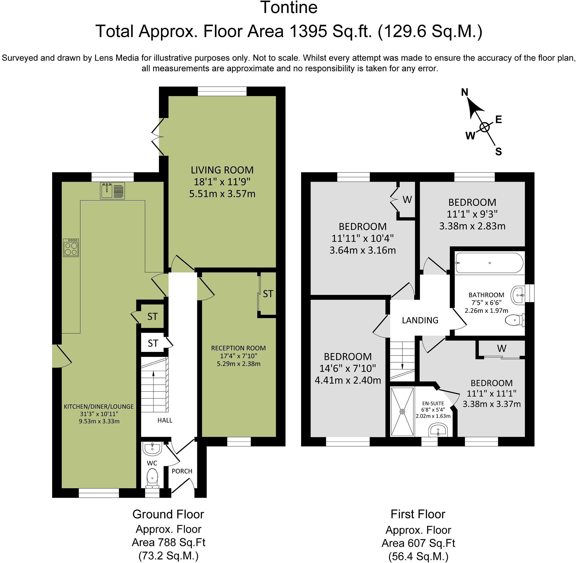 Tontine, Orrell, Wigan, Greater Manchester. WN5 8UJ floorplan