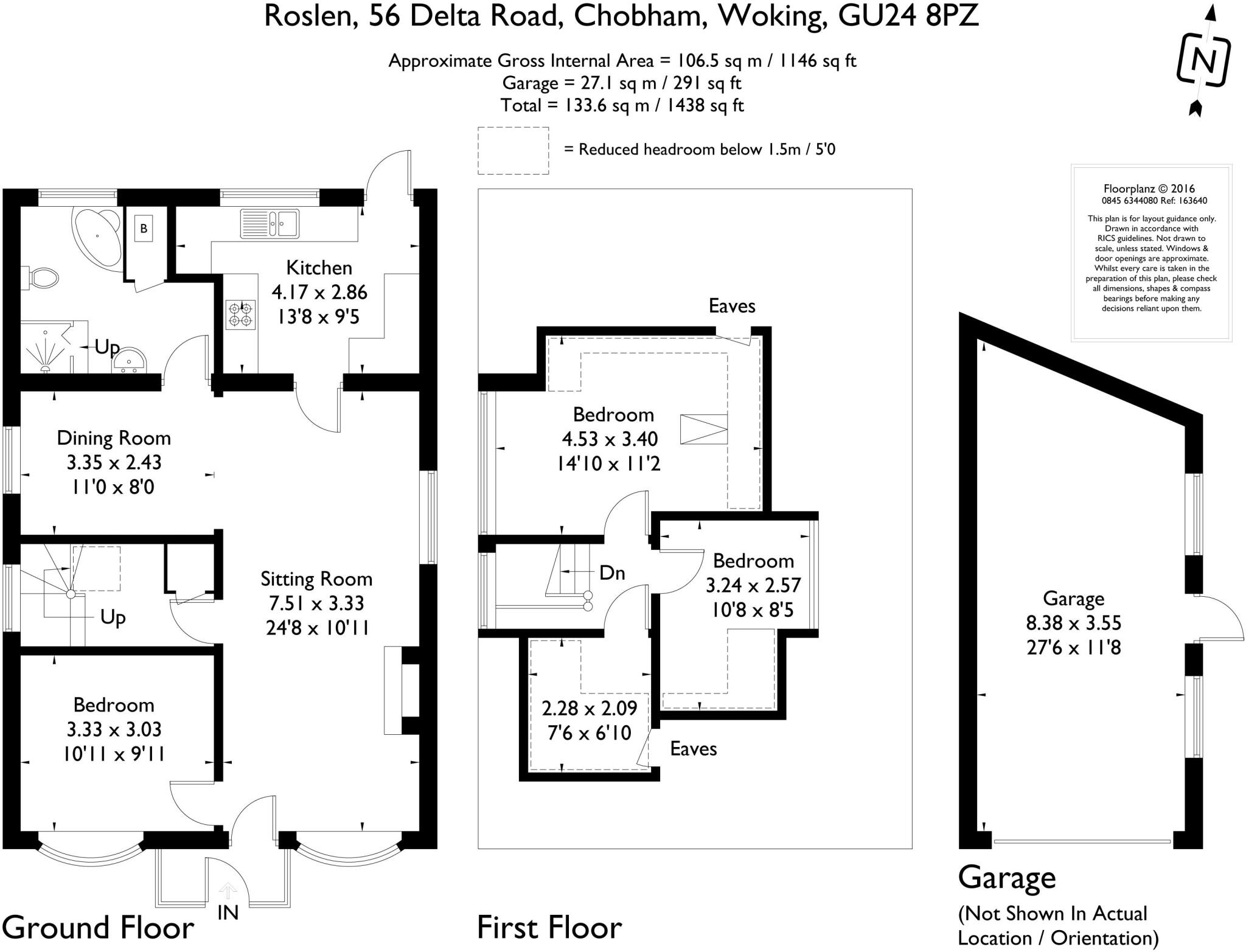 Chobham, Surrey floorplan