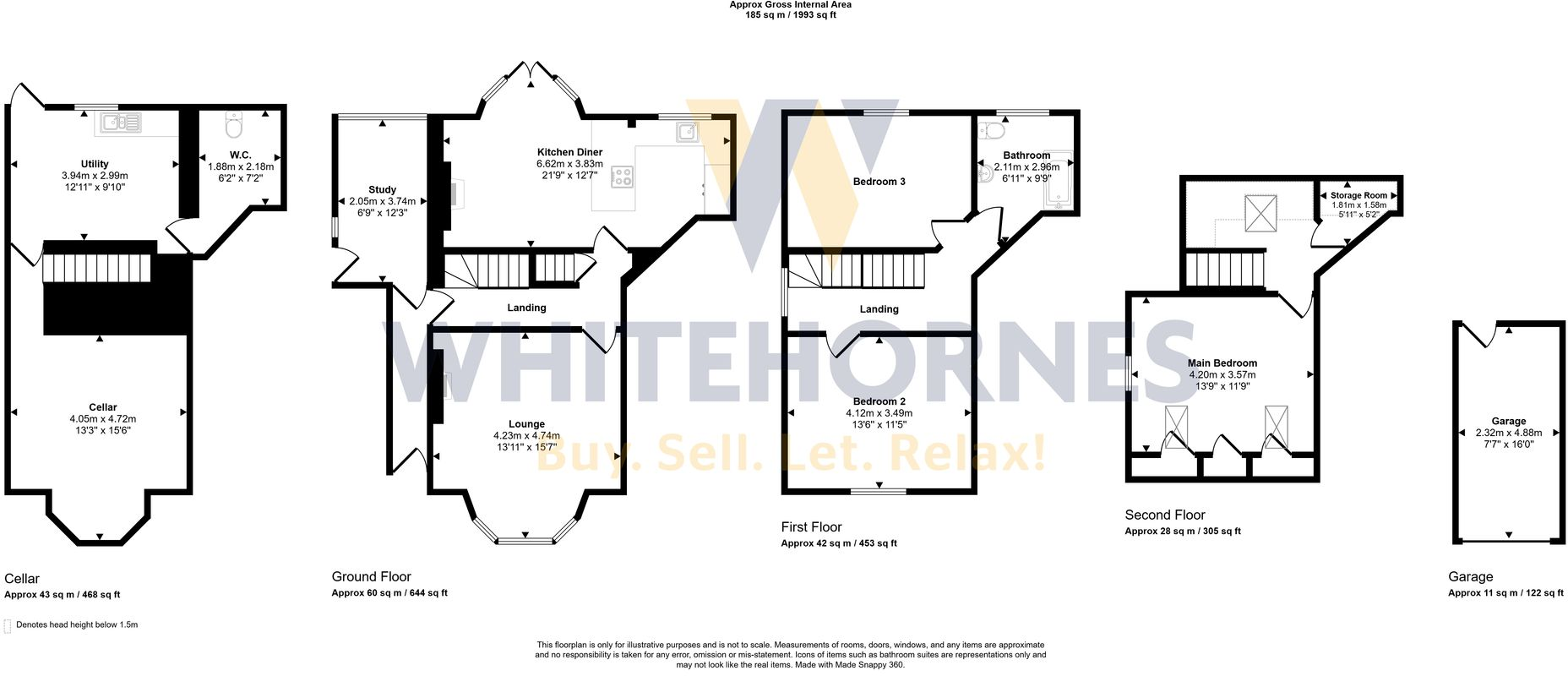 Psalter Lane, Brincliffe, S11 floorplan