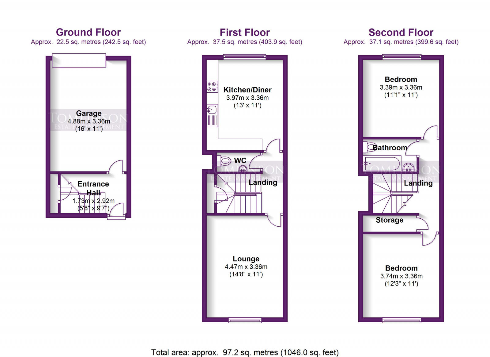 Auckland Close, Radford, Nottingham, NG7 floorplan