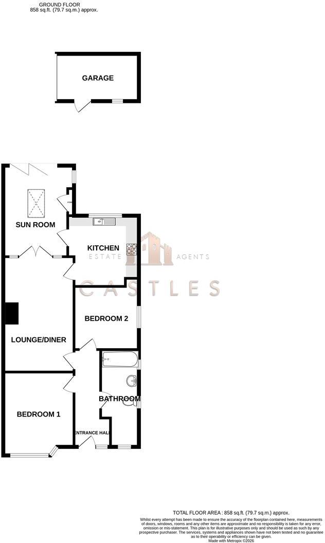 Dore Avenue, Portchester, floorplan