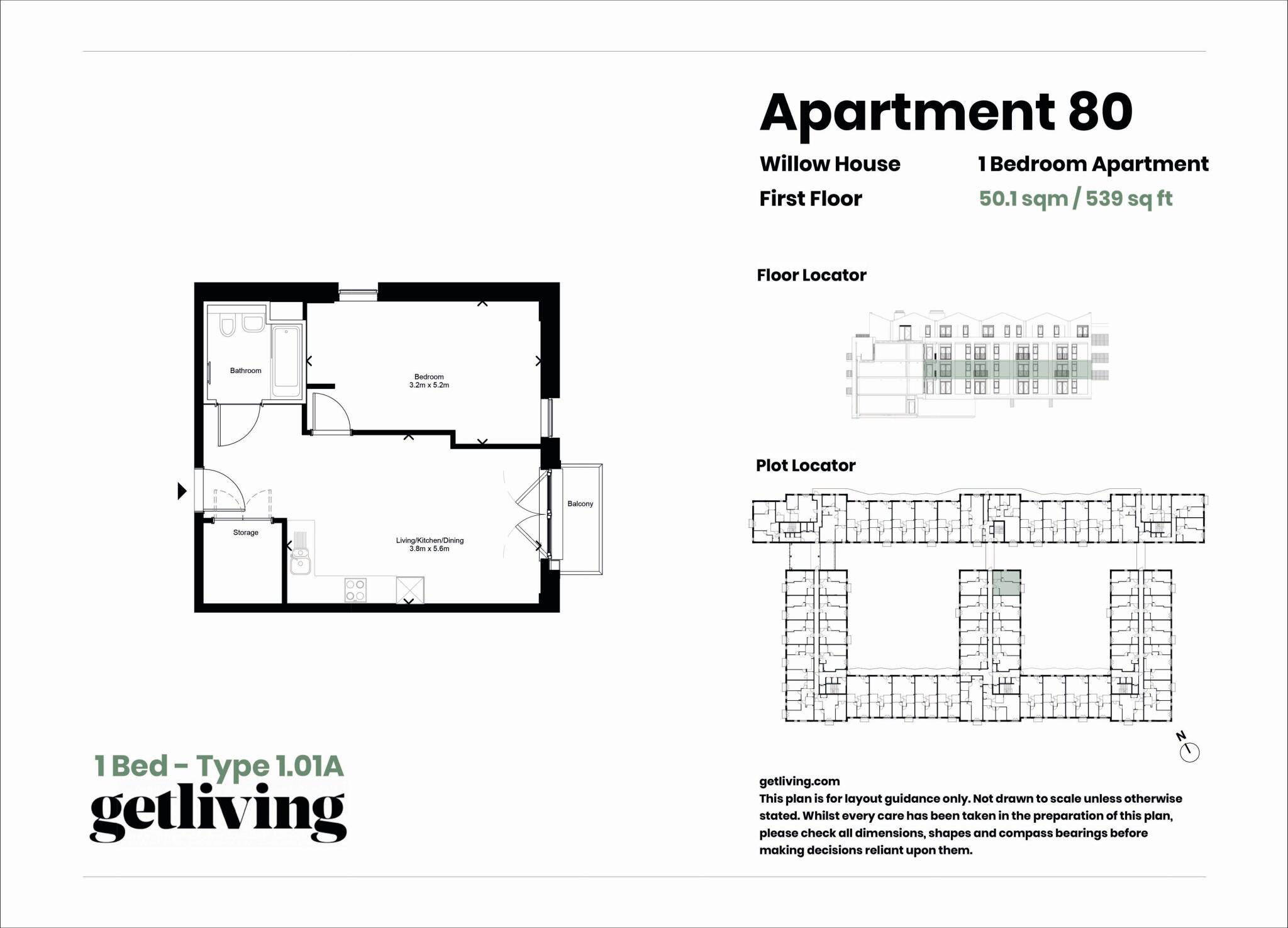The Oakgate floorplan