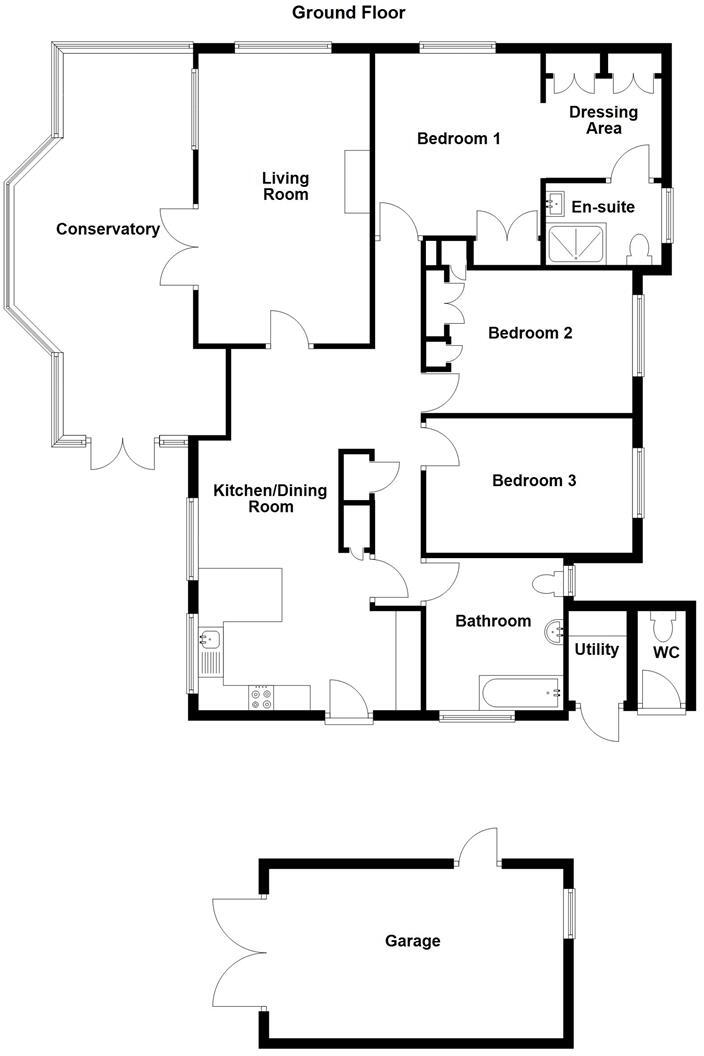 Crendon, Montford Bridge, Shrewsbury, SY4 1HA floorplan