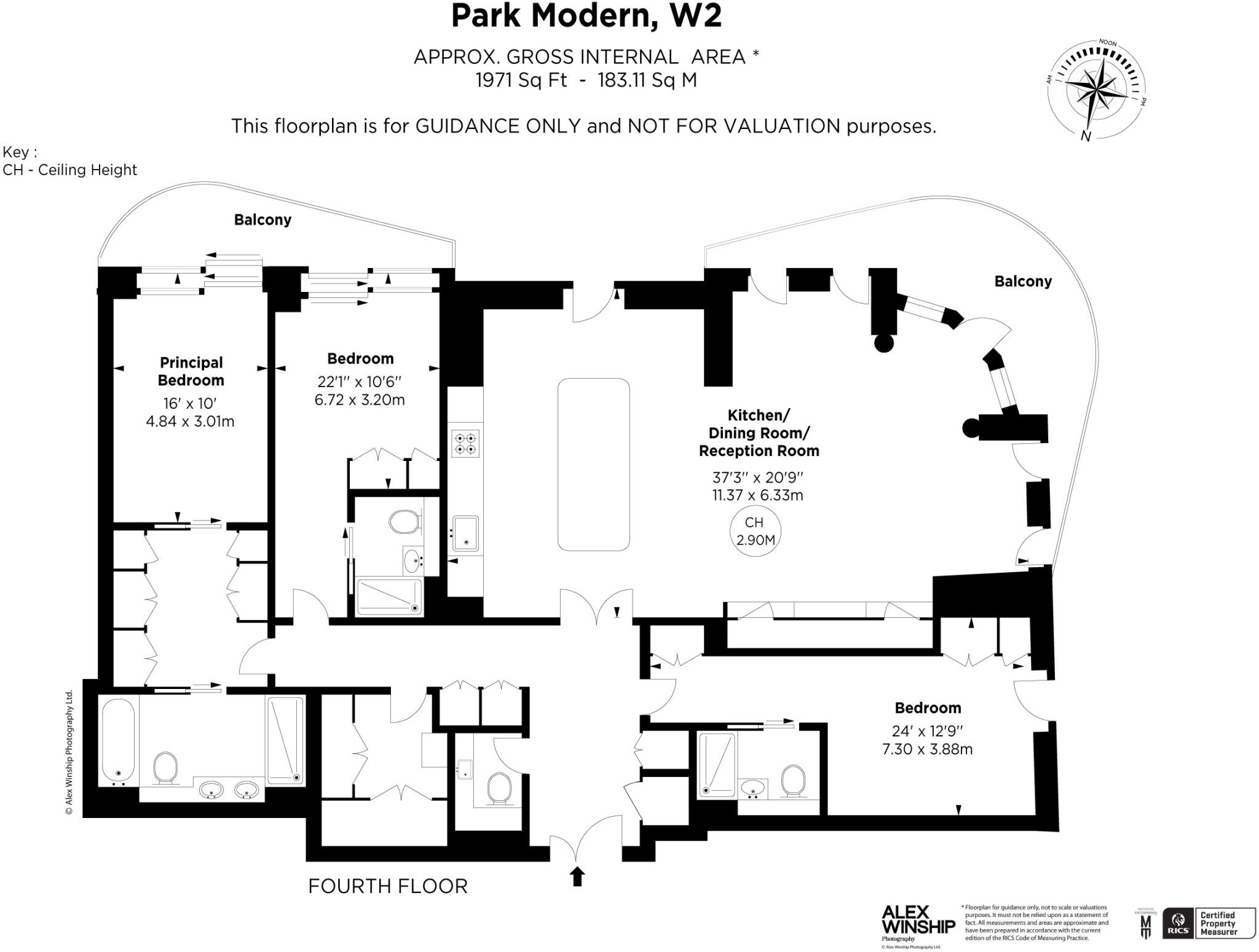 Park Modern, Hyde Park W2 floorplan